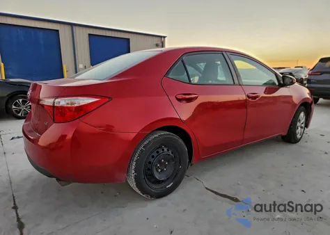 2016 Toyota Corolla L z USA, uszkodzony, nr VIN 2T1BURHE5GC702543